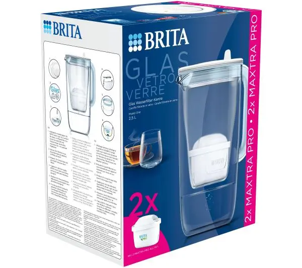 Brita Glass 2,5l 2 wkłady