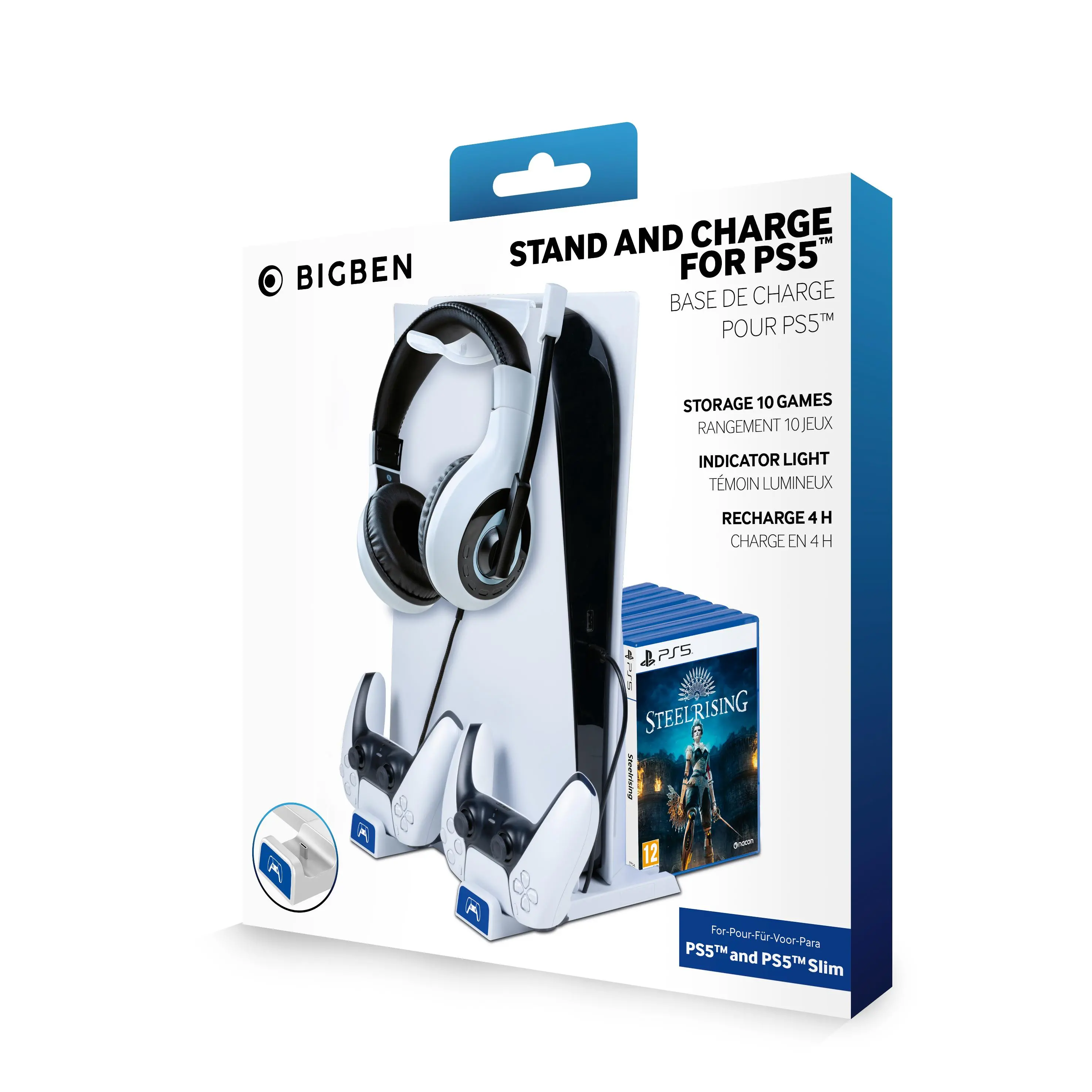 Stacja ładująca BigBen PS5SCHARGESTAND Stand And Charge PS5