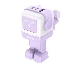 UGREEN 35291 Nexode RG Robot GaN 2x USB-C + USB 65W Fioletowy