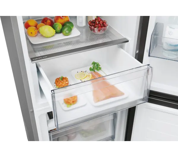 Candy Fresco 300 CNCQ2T518EX Pełny No Frost 182,5cm Komora świeżości Platinum Inox - Kup na Raty - RRSO 0%