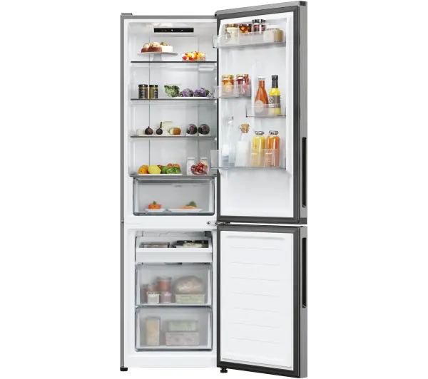 Candy Fresco 300 CNCQ2T518EX Pełny No Frost 182,5cm Komora świeżości Platinum Inox - Kup na Raty - RRSO 0%