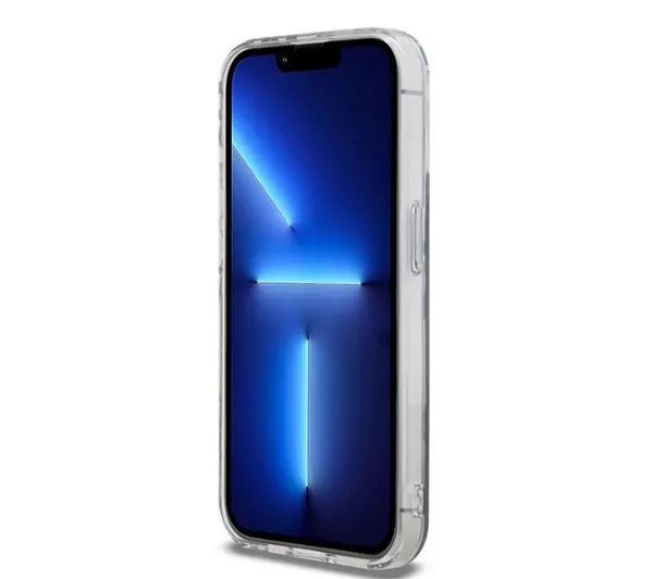 DKNY IML Checkered Mono Pattern do iPhone 15 Pro Czarny