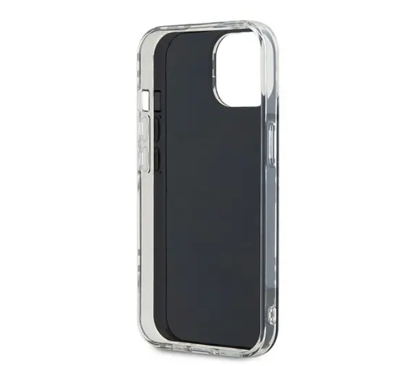 DKNY IML Checkered Mono Pattern do iPhone 15 Czarny