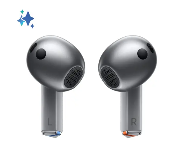 Samsung Galaxy Buds 3 SM-R530NZA Douszne Bluetooth Funkcje AI Srebrny - Kup na Raty - RRSO 0%