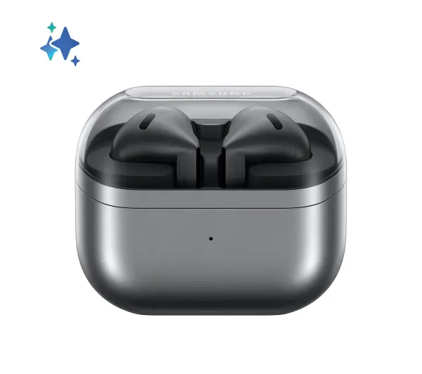 Samsung Galaxy Buds 3 SM-R530NZA Douszne Bluetooth Funkcje AI Srebrny - Kup na Raty - RRSO 0%