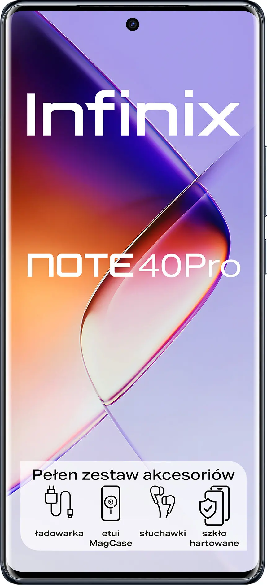 Smartfon Infinix Note 40 Pro 12/256GB 6,78" 120Hz 108Mpix Obsidian Black