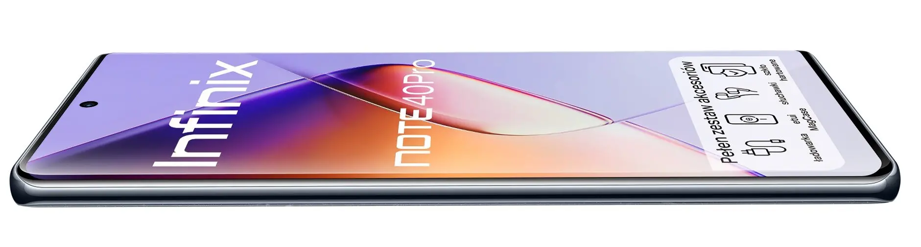 Smartfon Infinix Note 40 Pro 12/256GB 6,78" 120Hz 108Mpix Obsidian Black