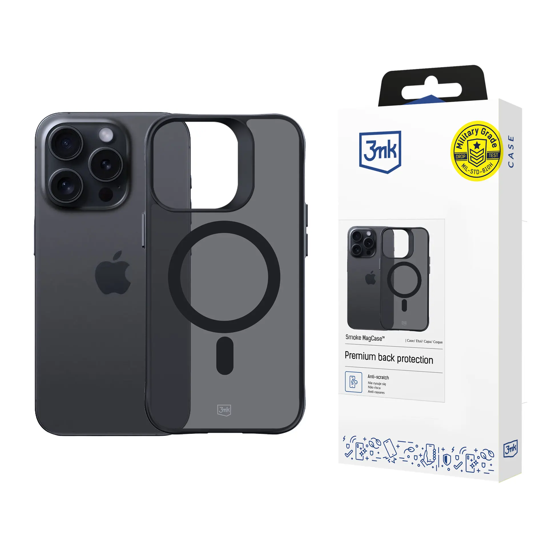 Etui 3mk Smoke MagCase do iPhone 14 Pro Max Czarny