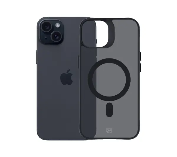 3mk Smoke MagCase do iPhone 15 Plus Czarny