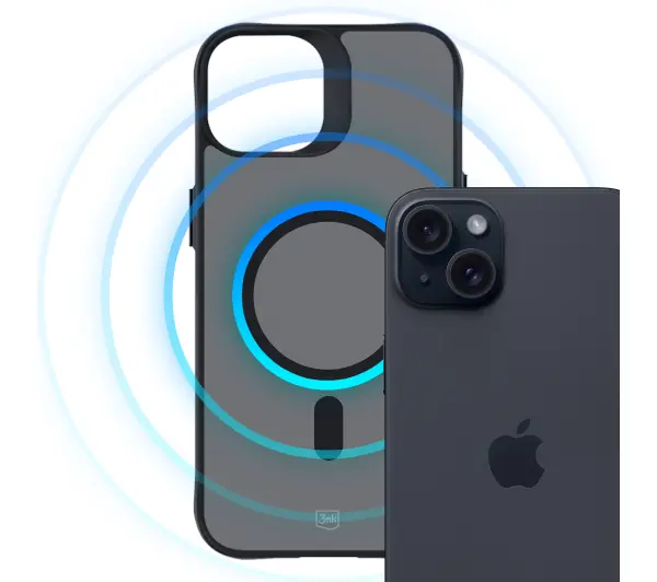 3mk Smoke MagCase do iPhone 15 Plus Czarny