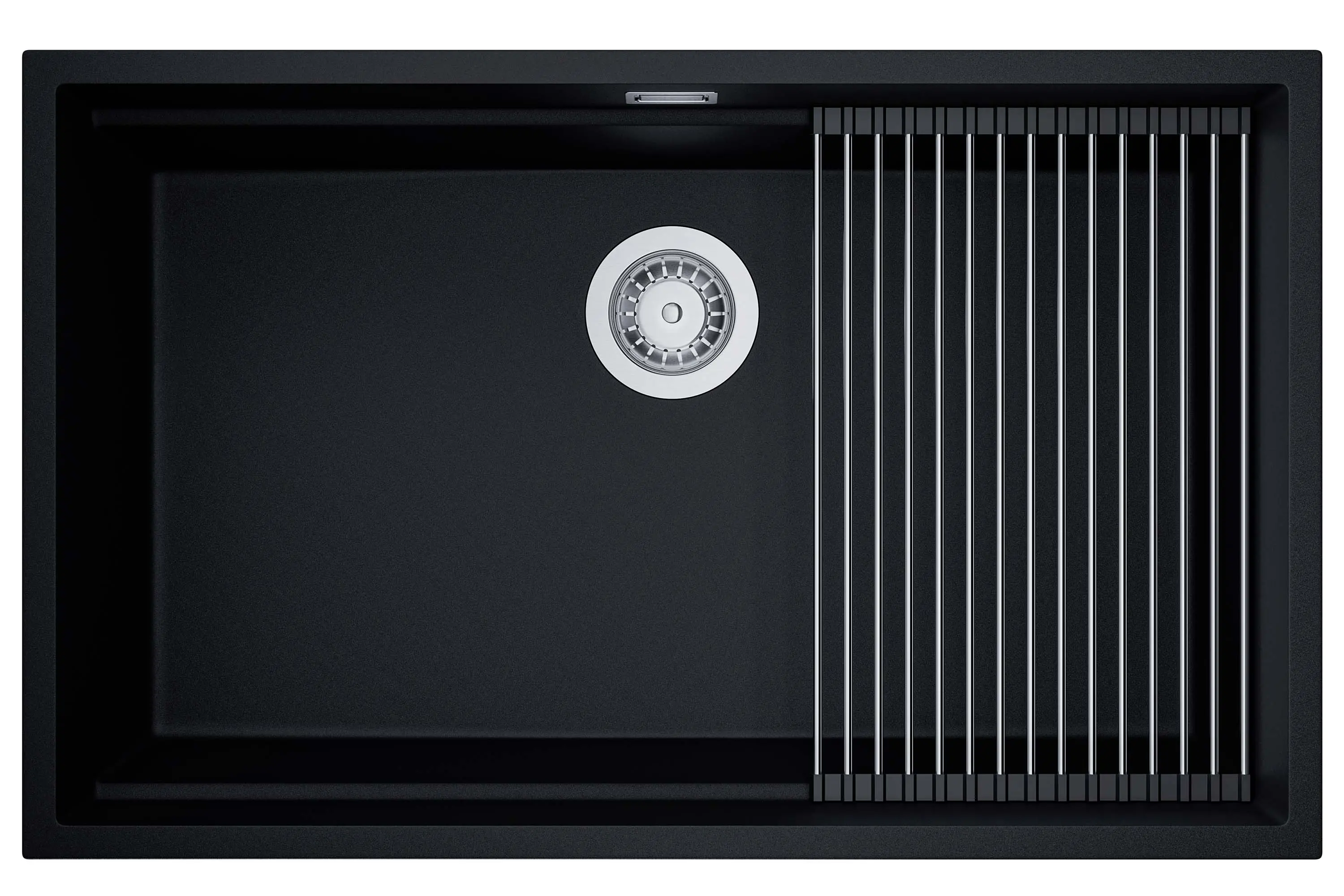 Zlewozmywak Globalo Miralio 80.1 Granitowy Czarny mat