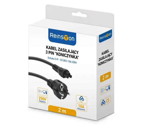 Reinston EKZ02 2m Czarny