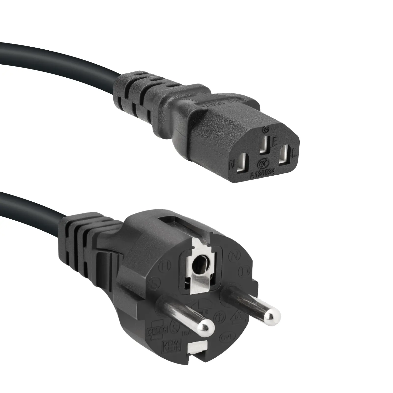 Przewód zasilający Reinston EKZ01 2m Czarny