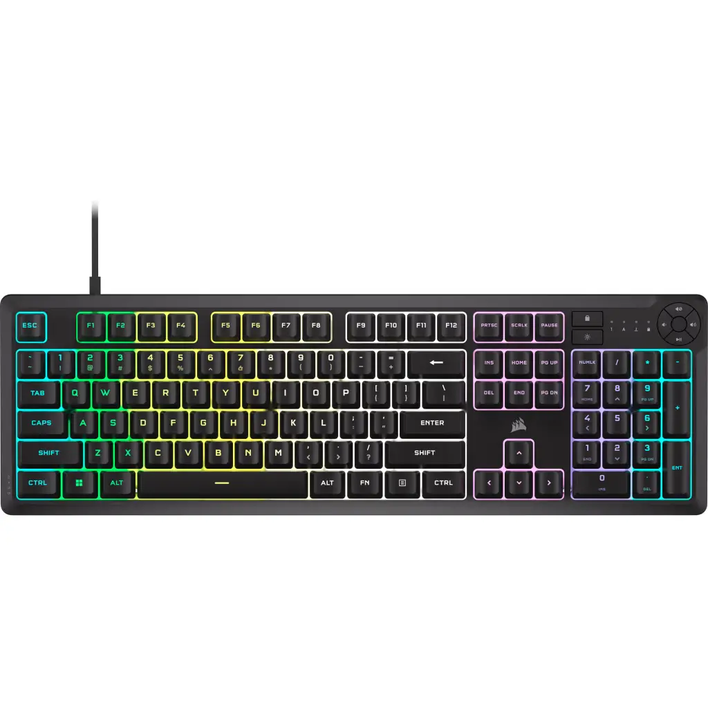 Klawiatura membranowa Corsair K55 Core RGB Czarny