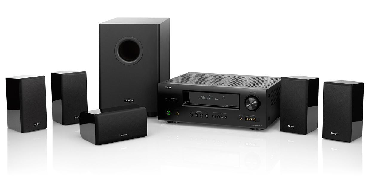 Zestaw kina Denon DHT-1312XP (AVR-1312 + SYS 5.1)