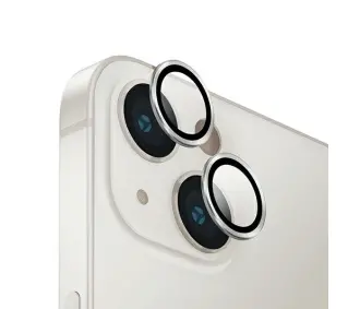 UNIQ Optix Aluminium Camera Lens Protector do iPhone 14/14 Plus Srebrny