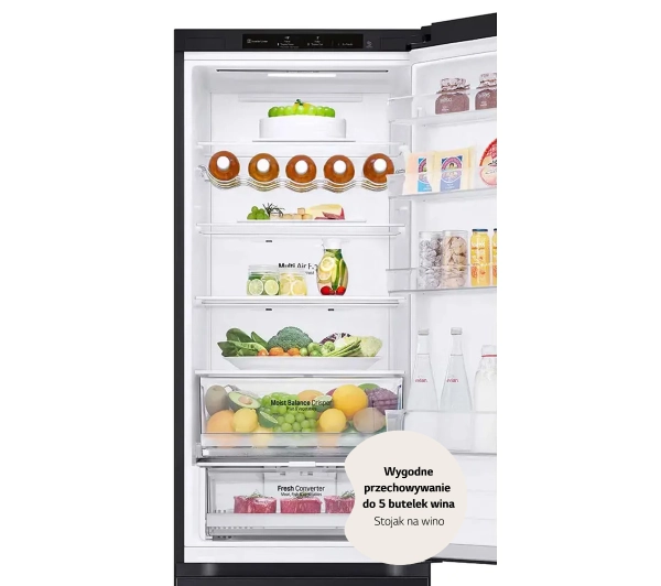 LG GBV3200DEP Pełny No Frost 203cm Komora świeżości Ciemny grafit mat - Kup na Raty - RRSO 0%