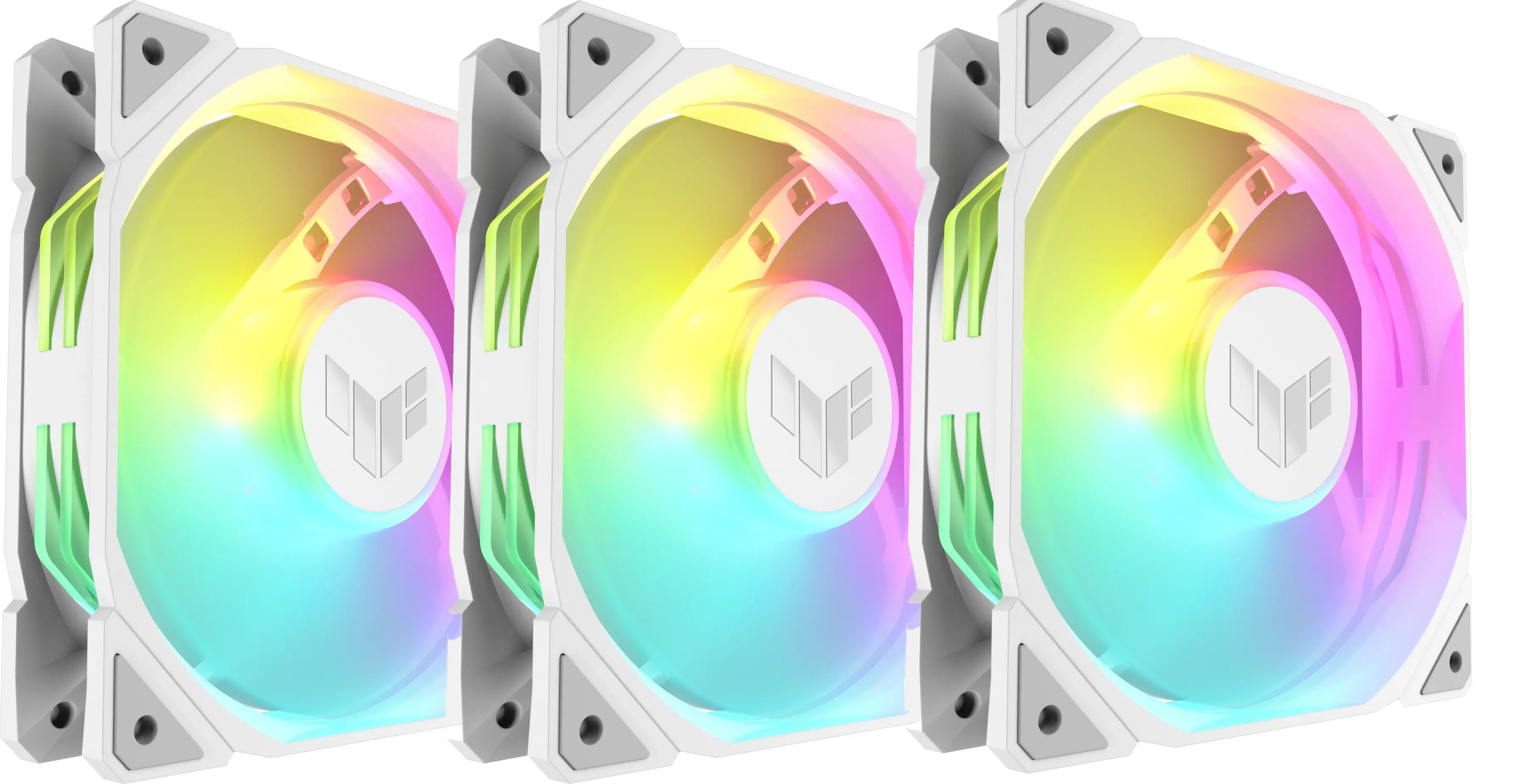 Zestaw wentylatorów ASUS TUF Gaming TR120 ARGB Reverse 120mm 3szt. Biały