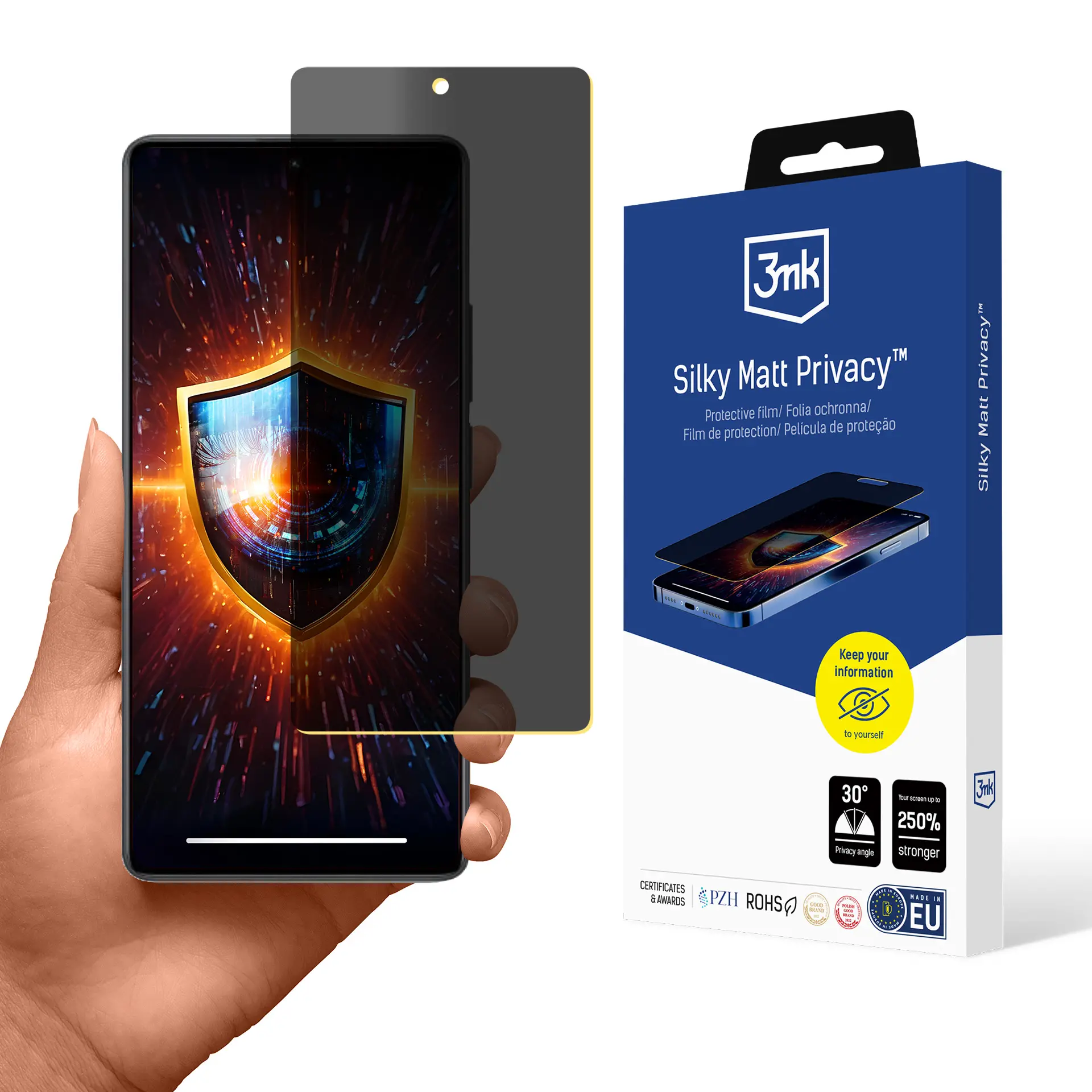 Folia ochronna 3mk Silky Matt Privacy do Samsung Galaxy M15 5G