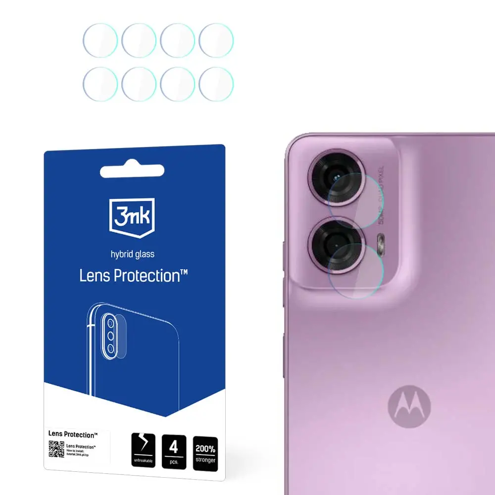 Szkło hybrydowe 3mk Lens Protection do Motorola Moto G24 Power