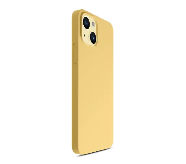3mk Hardy Silicone MagCase do iPhone 15 Żółty