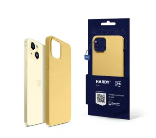 3mk Hardy Silicone MagCase do iPhone 15 Żółty