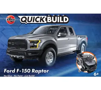 Model do składania Airfix J6053 Quickbuild - Ford F-150 Raptor Grey