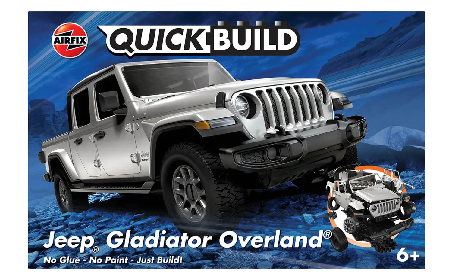 Model do składania Airfix J6039 Quickbuild - Jeep Gladiator (JT) Overland