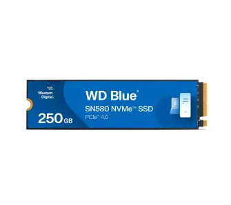 Dysk WD Blue SN580 250GB PCIe Gen4 x4