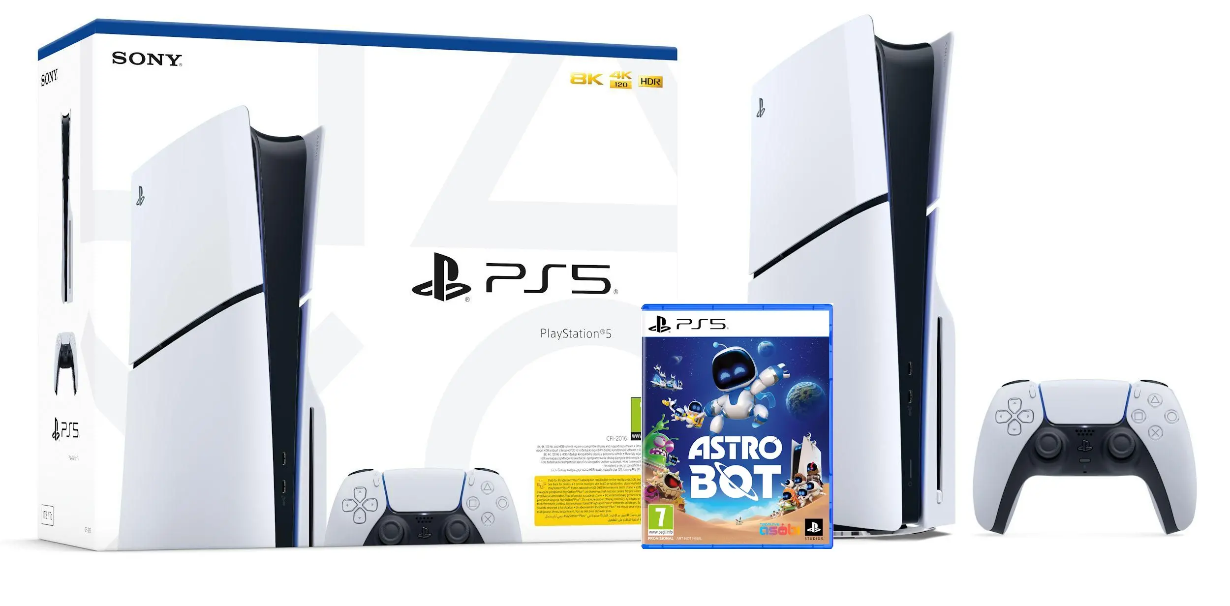 Konsola Sony PlayStation 5 Slim D Chassis (PS5) 1TB z napędem + Astro Bot