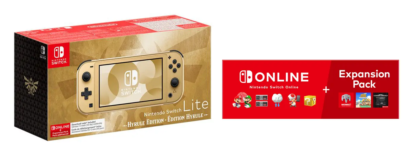 Nintendo Switch Lite Hyrule Edition + NS Online 365dni +