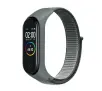 Pasek Beline do Mi Band 7/6/5/4/3 NylonLoop Szary