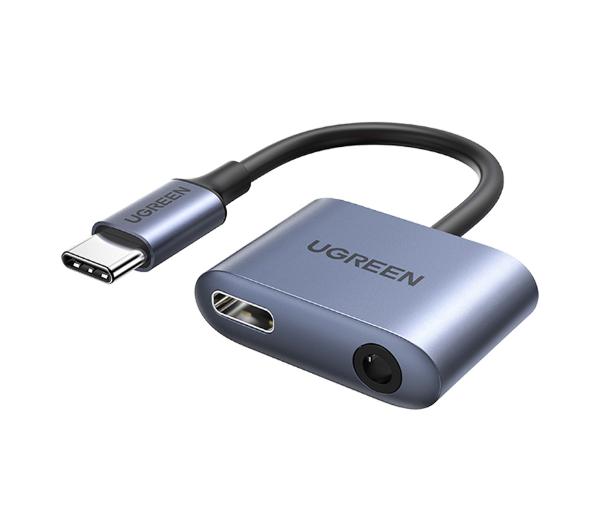 Фото - Кабель Ugreen CM231 USB-C do mini jack 3.5mm Szary 