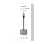 Adapter UGREEN CM231 USB-C do mini jack 3.5mm Szary