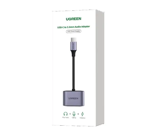 UGREEN CM231 USB-C do mini jack 3.5mm Szary