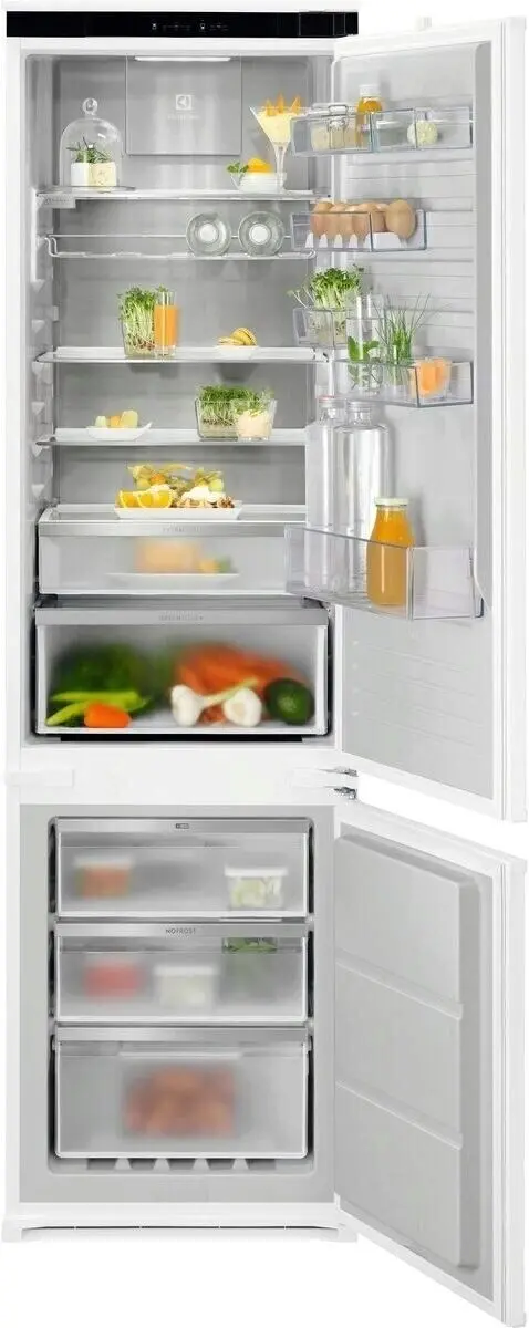 Lodówka Electrolux 600 E6MNCE19S Zamrażarka No Frost 188,4cm