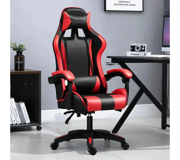 Extralink G-522 Gamingowy do 150kg Skóra ECO Czarno-czerwony - Kup na Raty - RRSO 0%