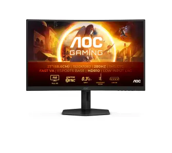 Monitor AOC C27G4ZXU  27" Full HD Fast VA 280Hz 0,3ms MPRT Zakrzywiony Gamingowy