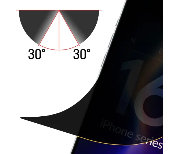 3mk SilkyMatt Privacy do iPhone 16 Plus