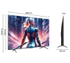 Telewizor TCL 75C72B 75" QLED 4K 144Hz Google TV Dolby Vision 2.1 ONKYO Dolby Atmos DTS X HDMI 2.1 DVB-T2