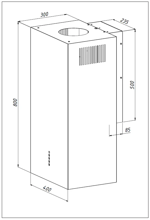 фото Витяжка декоративна Akpo WK-12 Carmen Black