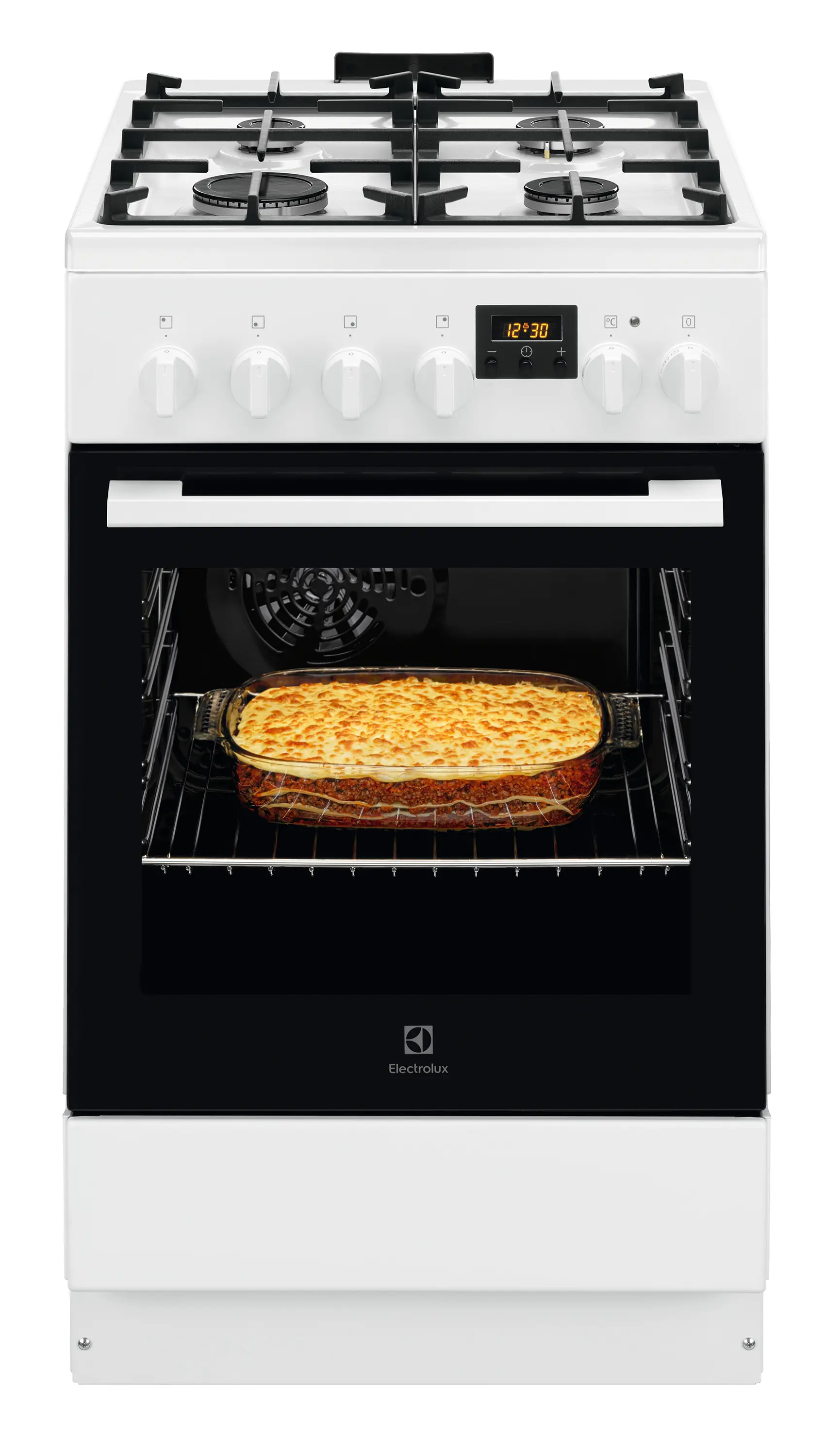Kuchnia gazowo-elektryczna Electrolux 500 LKK540222W Termoobieg