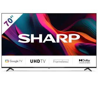 Telewizor Sharp 70GL4760E 70" LED 4K Google TV Dolby Vision Dolby Atmos DVB-T2