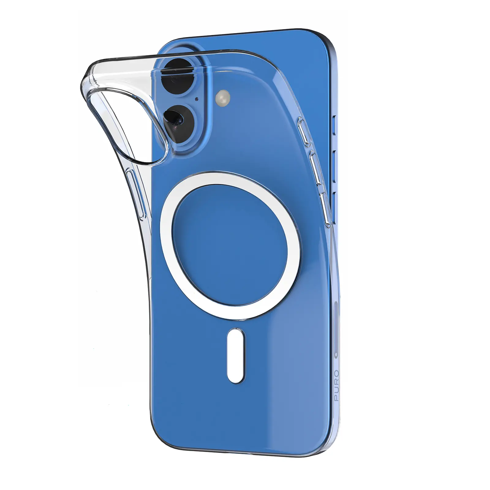 Etui Puro 03 Mag do iPhone 16 Plus Przeźroczyste