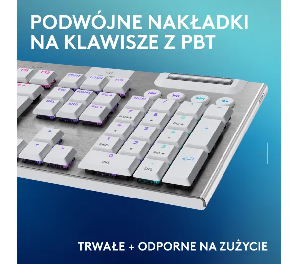 Logitech G915 X Lightspeed Tactile US INTL Biały - Kup na Raty - RRSO 0%