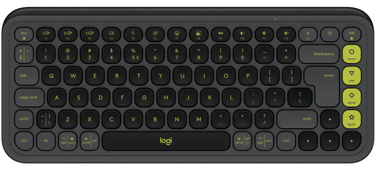 Klawiatura membranowa Logitech POP Icon Keys Grafitowy