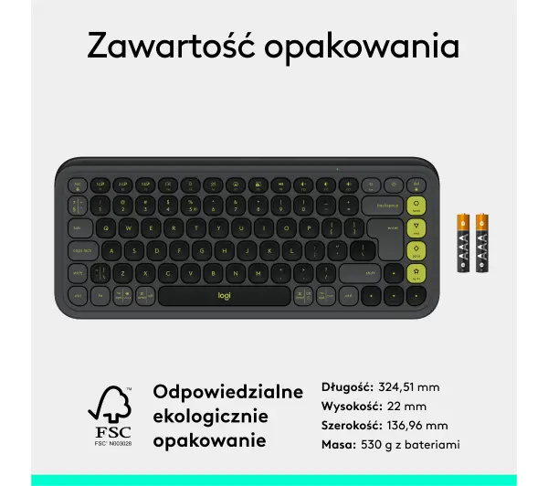 Logitech POP Icon Keys Grafitowy
