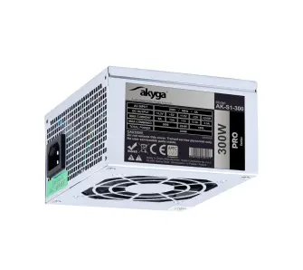 Zasilacz Akyga Pro AK-S1-300 300W Srebrny