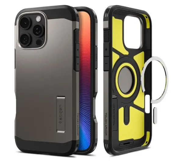 Spigen Tough Armor MagSafe do iPhone 16 Pro Szary