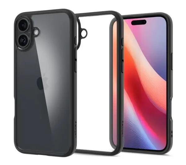 Spigen Ultra Hybrid do iPhone 16 Czarny